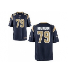 Nike St. Louis Rams 79 Greg Robinson Blue Elite NFL Jersey