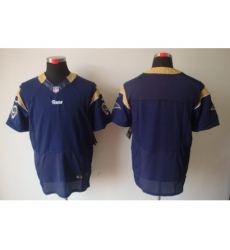 Nike St. Louis Rams Blank Blue Elite NFL Jersey