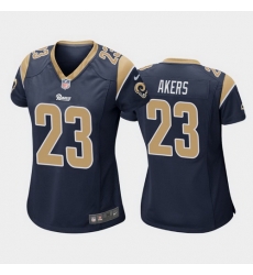 women cam akers los angeles rams navy game jersey 