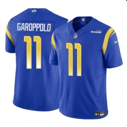 Youth Los Angeles Rams 11 Jimmy Garoppolo Blue 2024 F U S E  Vapor Untouchable Stitched Football Jersey