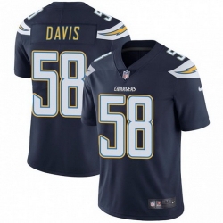 Chargers 58 Thomas Davis Navy Vapor Untouchable Limited Jesrey