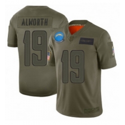 Men Los Angeles Chargers 19 Lance Alworth Limited Camo 2019 Salute to Service Football Jersey