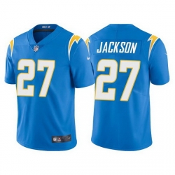 Men Los Angeles Chargers 27 J C  Jackson Blue Vapor Untouchable Limited Stitched jersey