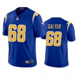 Men Los Angeles Chargers 68 Jamaree Salyer Royal Vapor Untouchable Limited Stitched Jersey