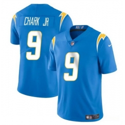 Men Los Angeles Chargers 9 DJ Chark Jr Blue 2024 Vapor Limited Stitched Football Jersey