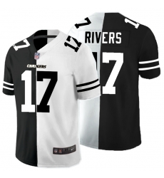 Nike Chargers 17 Philip Rivers Black And White Split Vapor Untouchable Limited Jersey