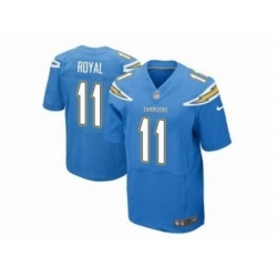 Nike San Diego Chargers 11 Eddie Royal Light blue Elite Jersey