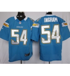 Nike San Diego Chargers 54 Melvin Ingram Light Blue Elite NFL Jersey