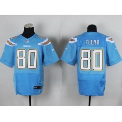 Nike San Diego Chargers 80 Malcom Floyd Light Blue Elite New NFL Jersey