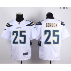 San Diego Chargers #25 Gordon Whtie elite jersey