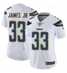 Chargers #33 Derwin James Jr White Women Stitched Football Vapor Untouchable Limited Jersey