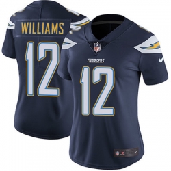 Nike Chargers #12 Mike Williams Navy Blue Team Color Womens Stitched NFL Vapor Untouchable Limited Jersey