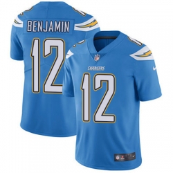 Youth Nike Chargers #12 Travis Benjamin Electric Blue Alternate Stitched NFL Vapor Untouchable Limited Jersey