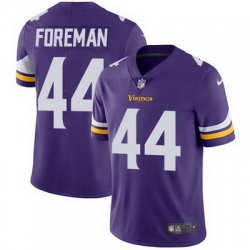 Nike Vikings #44 Chuck Foreman Purple Team Color Mens Stitched NFL Vapor Untouchable Limited Jersey