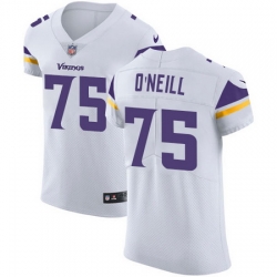 Nike Vikings #75 Brian O Neill White Mens Stitched NFL Vapor Untouchable Elite Jersey