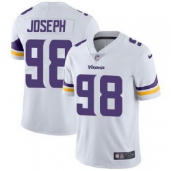 Nike Vikings 98 Linval Joseph White Vapor Untouchable Limited Jersey