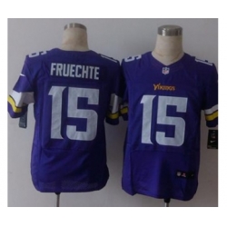 nike nfl jerseys minnesota vikings 15 fruechte purple[Elite][fruechte]