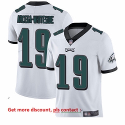 Eagles 19 JJ Arcega Whiteside White Men Stitched Football Vapor Untouchable Limited Jersey