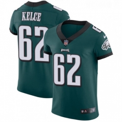 Mens Nike Philadelphia Eagles 62 Jason Kelce Midnight Green Team Color Vapor Untouchable Elite Player NFL Jersey