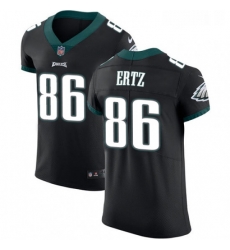 Mens Nike Philadelphia Eagles 86 Zach Ertz Black Alternate Vapor Untouchable Elite Player NFL Jersey