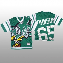 NFL Philadelphia Eagles 65 Lane Johnson Green Men Mitchell  26 Nell Big Face Fashion Limited NFL Jersey