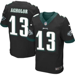 Nike Eagles #13 Nelson Agholor Black Alternate Men's Stitched NFL New Elite Jersey