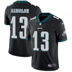 Nike Eagles #13 Nelson Agholor Black Alternate Mens Stitched NFL Vapor Untouchable Limited Jersey