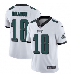 Nike Eagles 18 Jalen Reagor White Men Stitched NFL Vapor Untouchable Limited Jersey