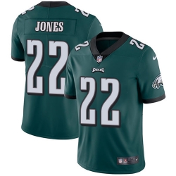 Nike Eagles #22 Sidney Jones Midnight Green Team Color Mens Stitched NFL Vapor Untouchable Limited Jersey