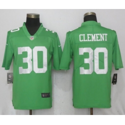 Nike Eagles #30 Corey Clement Green 2017 Vapor Untouchable Player Limited Jersey