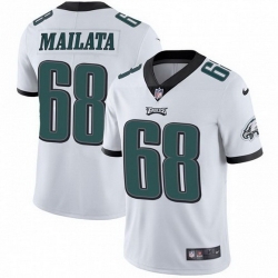 Nike Eagles 68 Jordan Mailata White Vapor Untouchable Limited Jersey