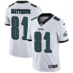 Nike Eagles #81 Jordan Matthews White Mens Stitched NFL Vapor Untouchable Limited Jersey