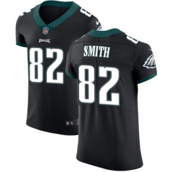 Nike Eagles #82 Torrey Smith Black Alternate Mens Stitched NFL Vapor Untouchable Elite Jersey