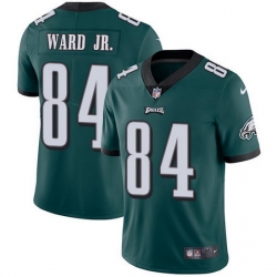 Nike Eagles 84 Greg Ward Jr  Green Team Color Men Stitched NFL Vapor Untouchable Limited Jersey