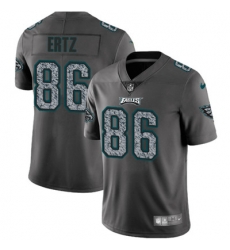 Nike Eagles #86 Zach Ertz Gray Static Mens NFL Vapor Untouchable Game Jersey