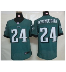 Nike Philadelphia Eagles 24 Nnamdi Asomugha Green Elite NFL Jersey