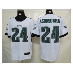 Nike Philadelphia Eagles 24 Nnamdi Asomugha white Elite NFL Jersey