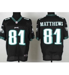 Nike Philadelphia Eagles 81 Jordan Matthews Black Elite NFL Jersey