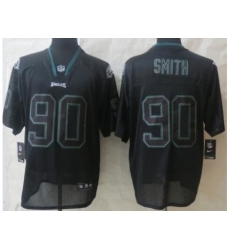 Nike Philadelphia Eagles 90 Marcus Smith Black Elite Lights Out NFL Jersey