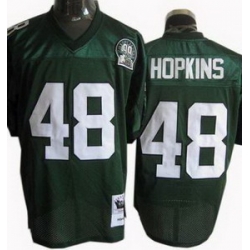 Philadelphia Eagles 48 Wes Hopkins Throwback Jerseys green