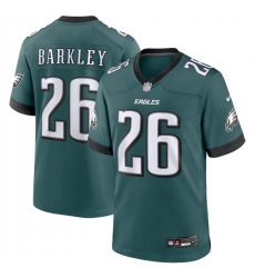 Saquon Barkley Philadelphia Eagles Nike Game Player Jersey Midnight Green