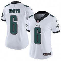 Nike Philadelphia Eagles 6 DeVonta Smith White Women Stitched NFL Vapor Untouchable Limited Jersey