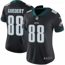 Womens Nike Philadelphia Eagles 88 Dallas Goedert Black Alternate Vapor Untouchable Limited Player NFL Jersey