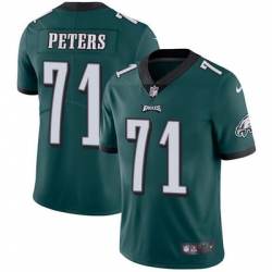 Nike Eagles #71 Jason Peters Midnight Green Team Color Youth Stitched NFL Vapor Untouchable Limited Jersey