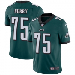 Nike Eagles #75 Vinny Curry Midnight Green Team Color Youth Stitched NFL Vapor Untouchable Limited Jersey