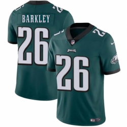 Toddler Philadelphia Eagles 26 Saquon Barkley Green Vapor Untouchable Limited Stitched Football Jersey