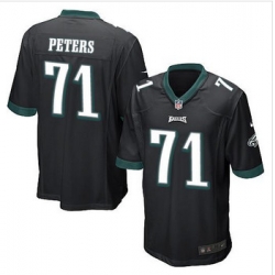 Youth NEW Eagles #71 Jason Peters Black Alternate Stitched NFL New Elite Jersey