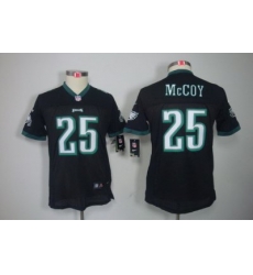 Youth Nike Philadelphia Eagles 25# LeSean McCoy Black Color[Youth Limited Jerseys]