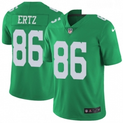 Youth Nike Philadelphia Eagles 86 Zach Ertz Limited Green Rush Vapor Untouchable NFL Jersey