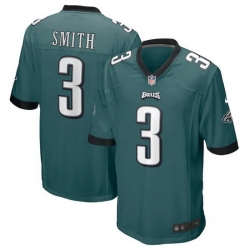 Youth Philadelphia Eagles 3 Nolan Smith Green 2023 Draft Stitched Football Jersey